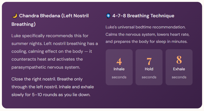 Beat the Heat the Right Way: Luke's FREE Holistic Summer & Heatwave Guide summer breathing tips