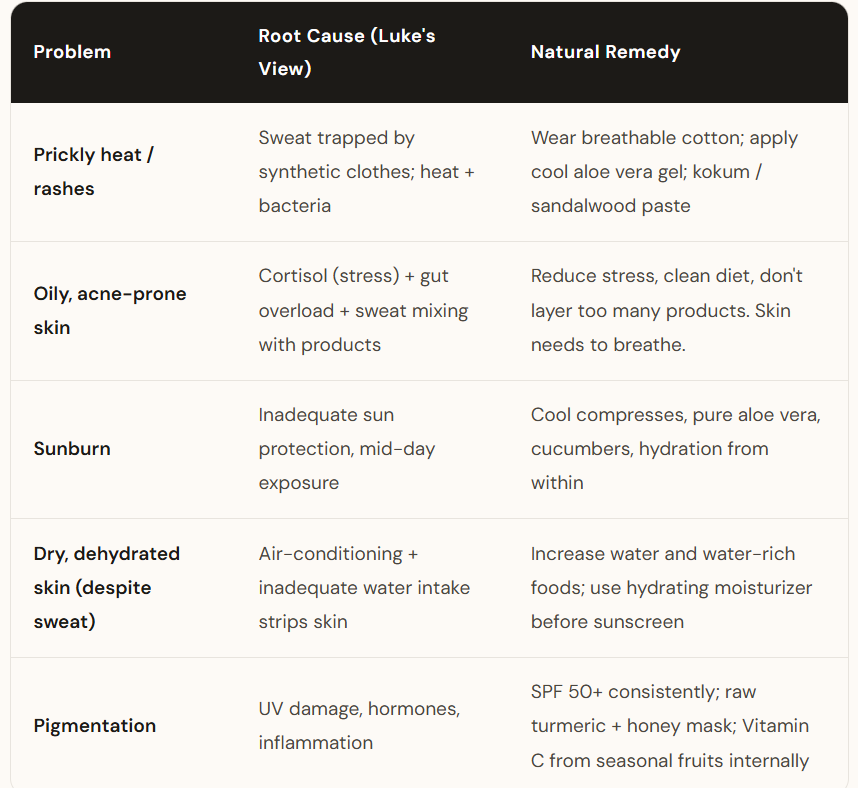 Beat the Heat the Right Way: Luke's FREE Holistic Summer & Heatwave Guide summer skin issues