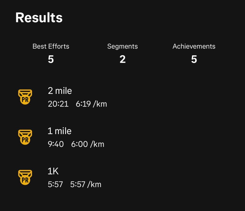 running endurance improvement