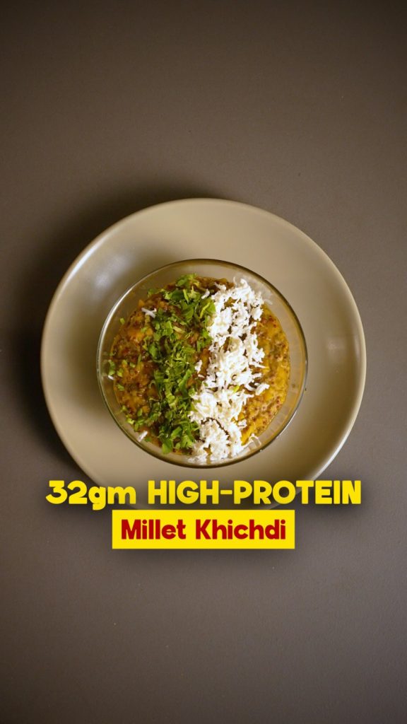 gut friendly millet khichdi