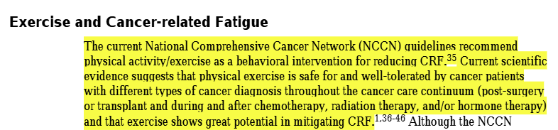 cancer fatigue