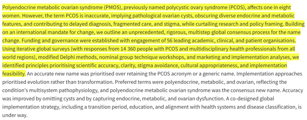 PCOS Is Now PMOS: What Every Woman Must Know pcos is pmos