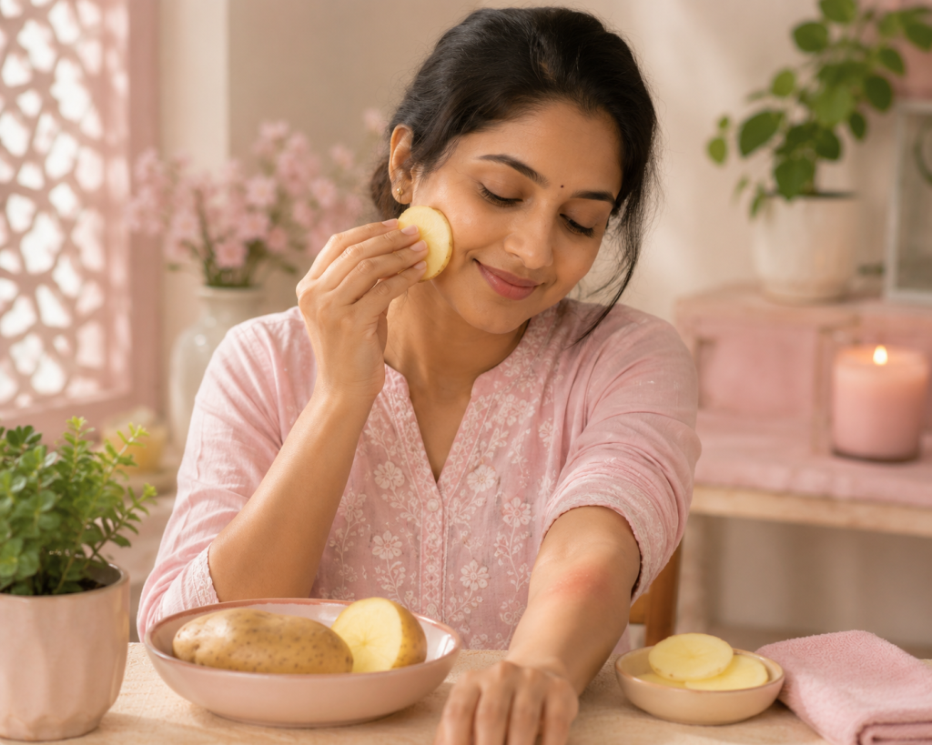 6 Old-School Home Remedies Your Grandma Swore By (And Science Agrees) potato for burns