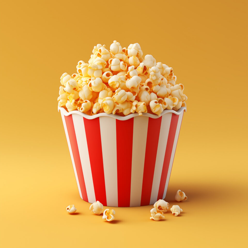 popcorn calories