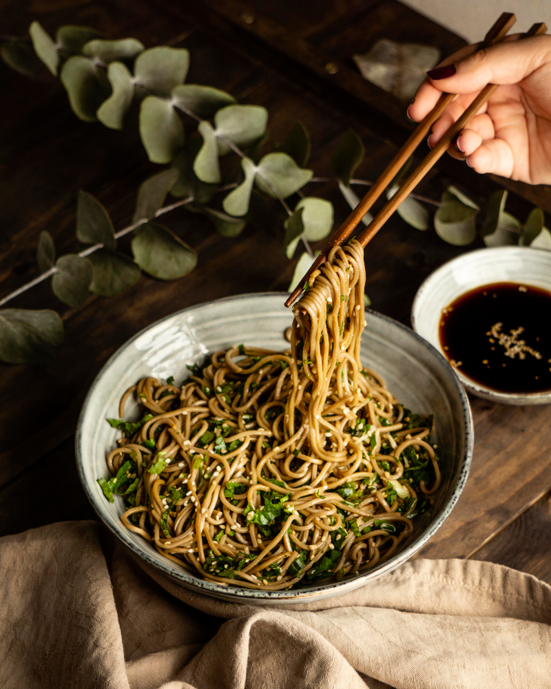 On-The-Move Protein Bowl: A Gluten-Free Millet Noodles Recipe fiber-rich millet noodles