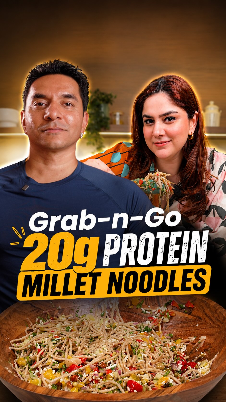 On-The-Move Protein Bowl: A Gluten-Free Millet Noodles Recipe millet noodles